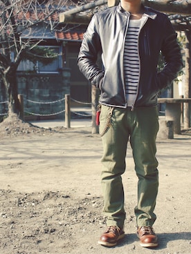 h1xxさん（メンズ・165cm）の冬コーディネート