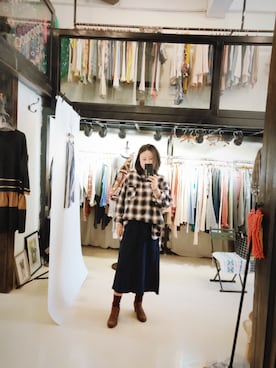 「Born（ボーン）のアイテム（シューズ）」を使った、BeHappyFashionさん（レディース・160cm）の春コーディネート