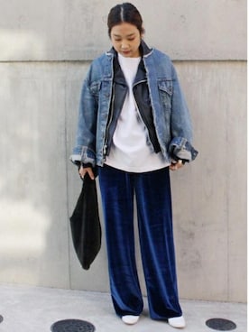 「arron（アローン）のアイテム」を使った、journal standard Le'ssage　本社スタッフさん（レディース・160cm）の冬コーディネート