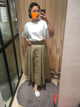 「でこっぱち」｜yucco✳︎さん（レディース・157cm）の夏コーディネート