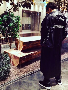 「H&M（エイチ・アンド・エム）のアイテム（トートバッグ）」を使った、いっくんさん（メンズ・179cm）の秋コーディネート