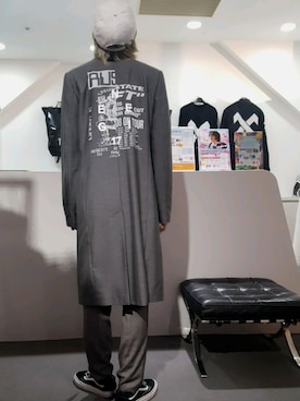 「KaneZ（ケインズ）のアイテム」を使った、にしおさん（メンズ・180cm）の春コーディネート