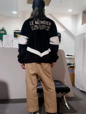 「L.H.P Private Brand（エルエイチピープライベートブランド）のアイテム（ジャケット/アウター）」を使った、にしおさん（メンズ・180cm）の冬コーディネート