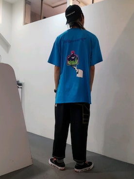 「L.H.P（エルエイチピー）のアイテム」を使った、にしおさん（メンズ・180cm）の夏コーディネート