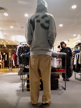 「Y-3（ワイスリー）のアイテム」を使った、にしおさん（メンズ・180cm）の夏コーディネート