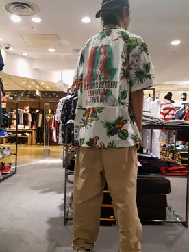 にしおさん(メンズ・180cm)の夏コーディネート