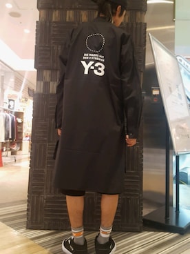 「Y-3（ワイスリー）のアイテム（トップス）」を使った、にしおさん（メンズ・180cm）の秋コーディネート