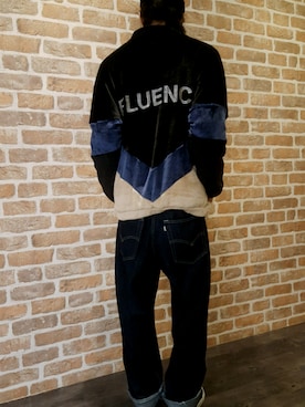 「DANKE SCHON（ダンケシェーン）のアイテム（ブルゾン）」を使った、にしおさん（メンズ・180cm）の秋コーディネート