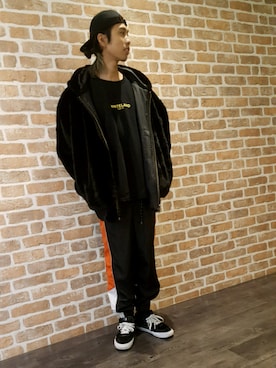 「whiteland」｜「アイテム（ブルゾン）」を使った、にしおさん（メンズ・180cm）の秋コーディネート