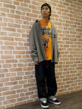 にしおさん（メンズ・180cm）の秋コーディネート