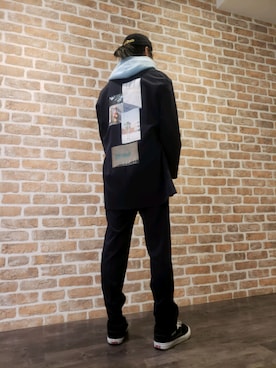 「soe（ソーイ）のアイテム（ジャケット/アウター）」を使った、にしおさん（メンズ・180cm）の冬コーディネート