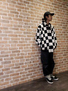 「Danke schon」｜「アイテム（その他アウター）」を使った、にしおさん（メンズ・180cm）の冬コーディネート