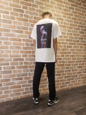 「L.H.P（エルエイチピー）のアイテム」を使った、にしおさん（メンズ・180cm）の春コーディネート