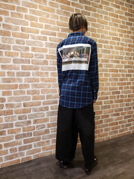「L.H.P（エルエイチピー）のアイテム」を使った、にしおさん（メンズ・180cm）の秋コーディネート