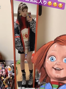 「JOYRICH」｜🥀𝓚𝓞𝓑𝓐𝓡𝓤 🥀さん（レディース・158cm）の冬コーディネート