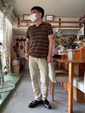 「rip curl（リップカール）のアイテム（トップス）」を使った、cbabcさん（メンズ・168cm）の春コーディネート
