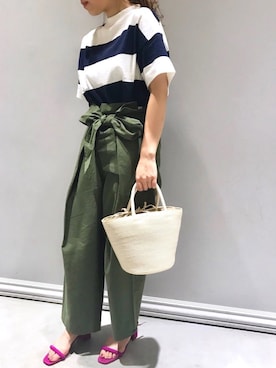 「SHARE PARK（シェアパーク）のアイテム」を使った、Y.Myuさん（レディース・151cm）の夏コーディネート