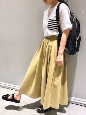 「BBQ」｜「アイテム（その他）」を使った、Y.Myuさん（レディース・151cm）の夏コーディネート