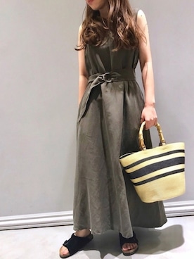 「SHARE PARK（シェアパーク）のアイテム」を使った、Y.Myuさん（レディース・151cm）の夏コーディネート