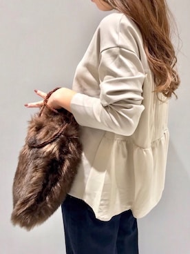 「秋のブラウンスタイル」｜「アイテム（その他）」を使った、Y.Myuさん（レディース・151cm）の秋コーディネート