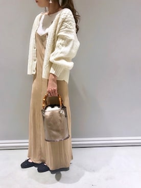 「SHARE PARK（シェアパーク）のアイテム」を使った、Y.Myuさん（レディース・151cm）の秋コーディネート