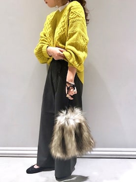 「SHARE PARK（シェアパーク）のアイテム」を使った、Y.Myuさん（レディース・151cm）の秋コーディネート