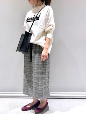 「SHARE PARK（シェアパーク）のアイテム」を使った、Y.Myuさん（レディース・151cm）の秋コーディネート