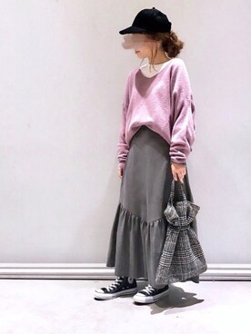「SHARE PARK（シェアパーク）のアイテム」を使った、Y.Myuさん（レディース・151cm）の秋コーディネート