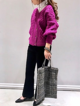 「SHARE PARK（シェアパーク）のアイテム」を使った、Y.Myuさん（レディース・151cm）の秋コーディネート