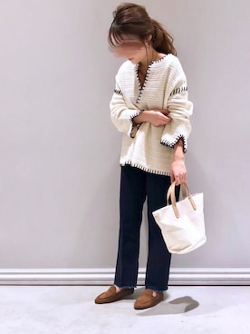 「チョコ色に染まれ」｜「アイテム（その他）」を使った、Y.Myuさん（レディース・151cm）の冬コーディネート