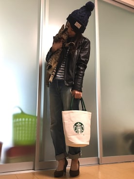 高野軍曹さん(レディース・158cm)の春コーディネート