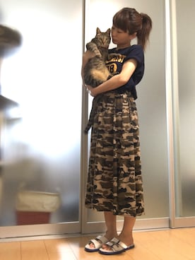 高野軍曹さん(レディース・158cm)の夏コーディネート
