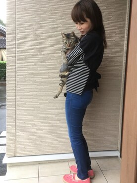 高野軍曹さん（レディース・158cm）の秋コーディネート