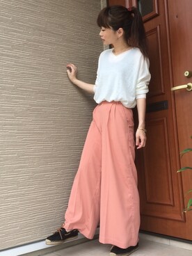 高野軍曹さん（レディース・158cm）の秋コーディネート