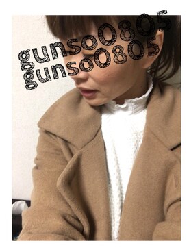 「URBAN RESEARCH ROSSO WOMEN（アーバンリサーチ　ロッソ）のアイテム（チェスターコート）」を使った、高野軍曹さん（レディース・158cm）の冬コーディネート
