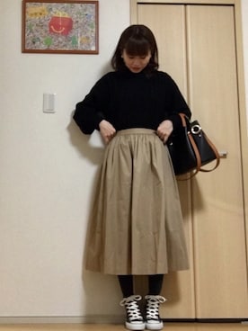 高野軍曹さん(レディース・158cm)の冬コーディネート