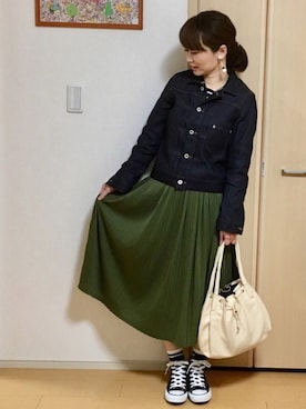 高野軍曹さん(レディース・158cm)の春コーディネート