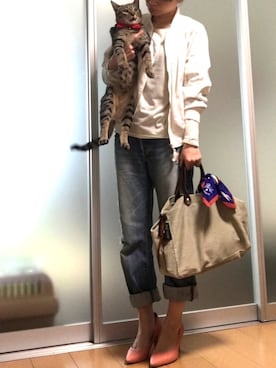 高野軍曹さん（レディース・158cm）の春コーディネート