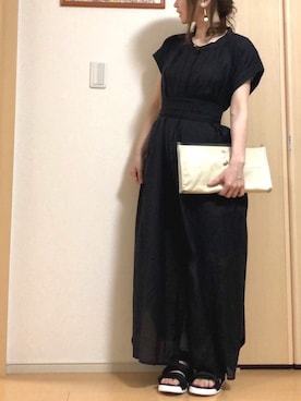 「SHAKA」｜「アイテム（その他）」を使った、高野軍曹さん（レディース・158cm）の夏コーディネート