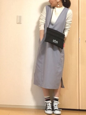 高野軍曹さん（レディース・158cm）の春コーディネート