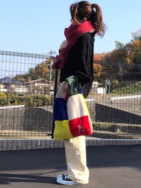 高野軍曹さん(レディース・158cm)の冬コーディネート