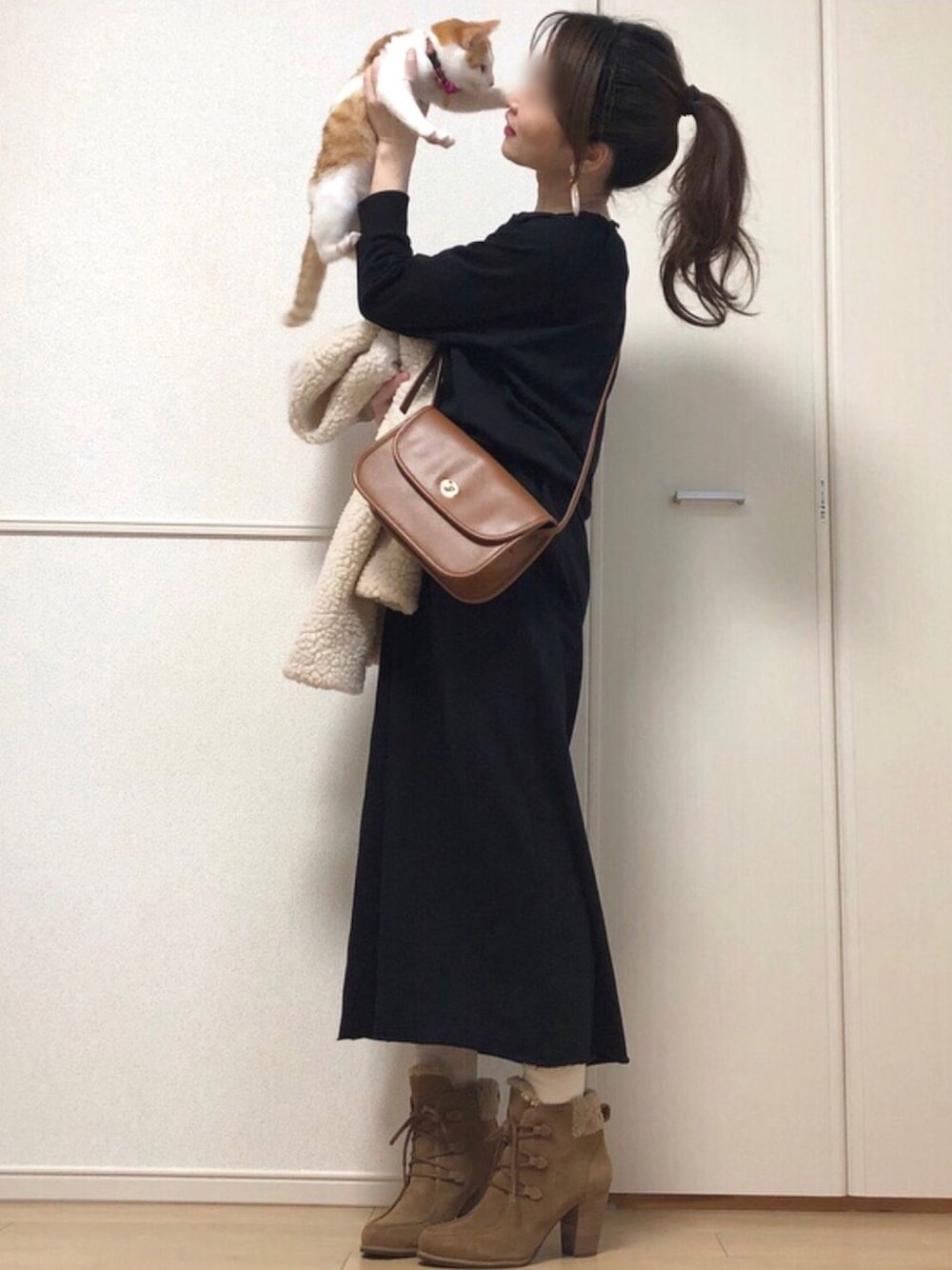SLOBE iena ボアVネックノーカラーブルゾン SLOBE IENA（スローブイエナ）の「《予約》ボア Vネック ノー