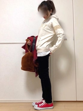 「juicy」｜高野軍曹さん（レディース・158cm）の冬コーディネート