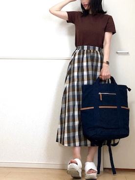 高野軍曹さん（レディース・157cm）の夏コーディネート