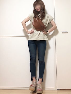 高野軍曹さん（レディース・157cm）の夏コーディネート