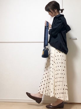 「SonnyLabel」｜「アイテム（アナログ腕時計）」を使った、高野軍曹さん（レディース・158cm）の秋コーディネート