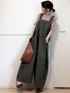 「ATTRANGS（アットランス）のアイテム」を使った、高野軍曹さん（レディース・158cm）の秋コーディネート