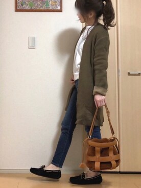 高野軍曹さん(レディース・158cm)の秋コーディネート