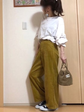 「アイラブCONVERSE」｜高野軍曹さん（レディース・158cm）の冬コーディネート