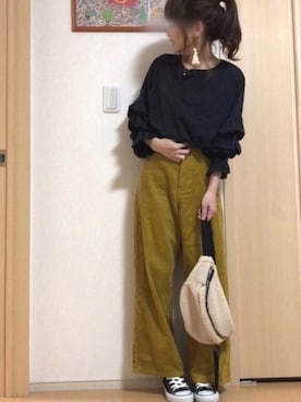 高野軍曹さん(レディース・158cm)の秋コーディネート